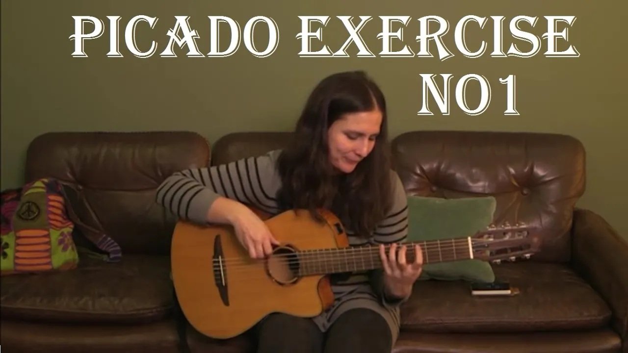 Picado flamenco guitar technique lesson