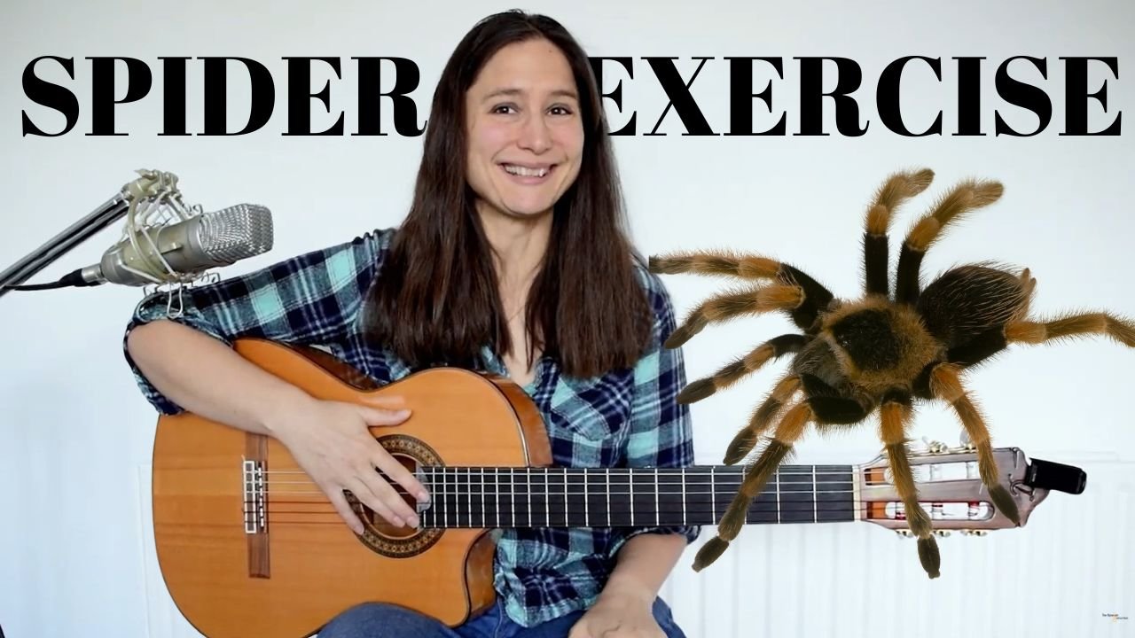 Spider and fixed finger guitar exercises